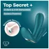 Satisfyer Top Secret+ - vibrator purtabil cu 3 brațe (verde)