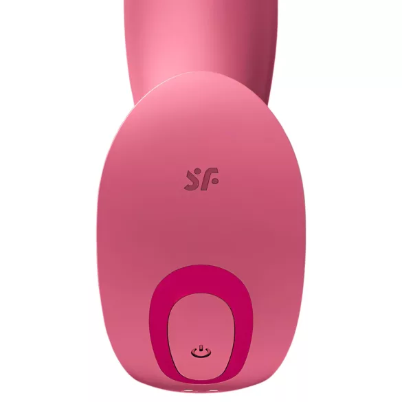 Satisfyer Top Secret+ - vibrator purtabil pentru punctul G și anal (roz)