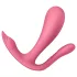 Satisfyer Top Secret+ - vibrator purtabil pentru punctul G și anal (roz)