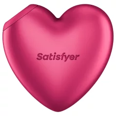   Satisfyer Cutie Heart - stimulator clitoridian cu unde de aer - roz