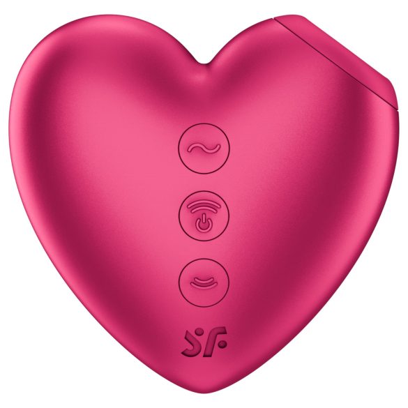 Satisfyer Cutie Heart - stimulator clitoridian cu unde de aer - roz