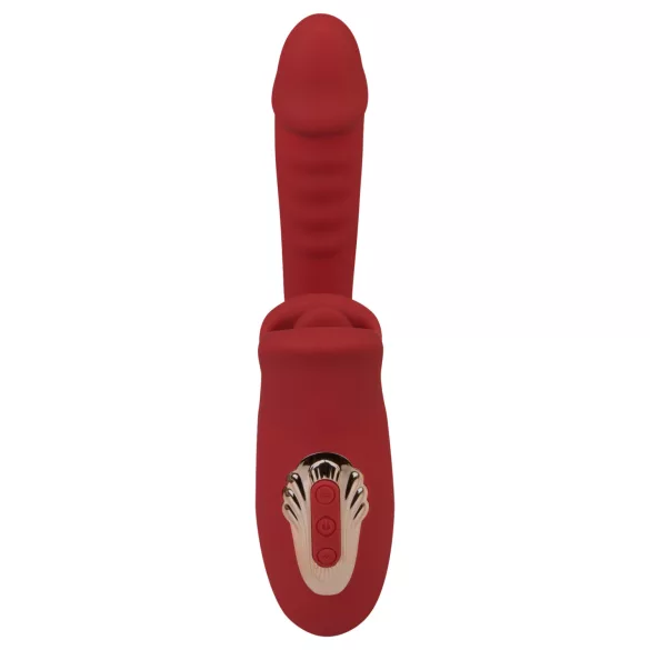 EIS Passion Lips - Vibrator pentru punctul G cu funcție de lins - roșu