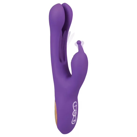 EIS - Vibrator cu limbă mișcătoare și braț pentru clitoris - mov