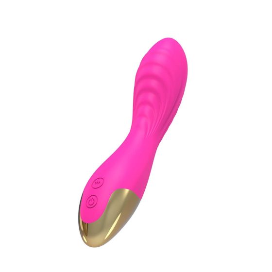 Mrow - vibrator impermeabil pentru punctul G, cu acumulator (roz)