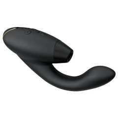   Womanizer Duo 2 - Vibrator pentru punctul G și stimulator pentru clitoris, impermeabil (negru)