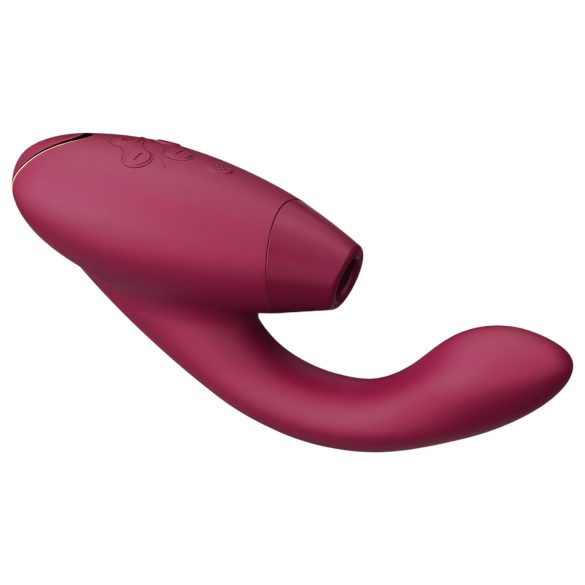Womanizer Duo 2 - Vibrator 2în1 punctul G și clitoridian - roșu