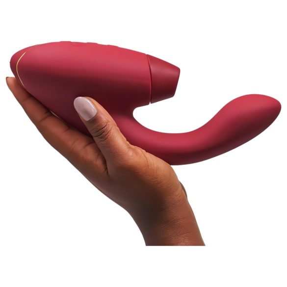 Womanizer Duo 2 - Vibrator 2în1 punctul G și clitoridian - roșu