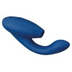   Womanizer Duo 2 - Vibrator impermeabil pentru punctul G și stimulator clitoridian (albastru)