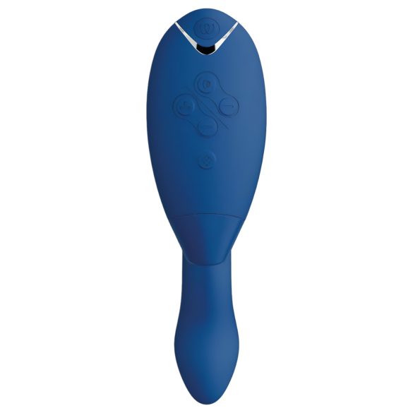 Womanizer Duo 2 - Vibrator 2în1 pentru punctul G (albastru)