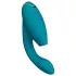 Womanizer DUO 2 - vibrator tip rabbit cu aspirație clitoridiană (Petrol)