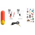 ROMP Riot - mini vibrator tip bullet - portocaliu