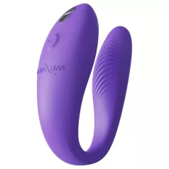  We-Vibe Sync Go - vibrator pentru cuplu inteligent, reîncărcabil - mov
