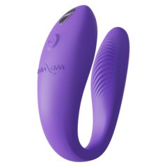   We-Vibe Sync Go - vibrator inteligent și reîncărcabil pentru cupluri (mov)