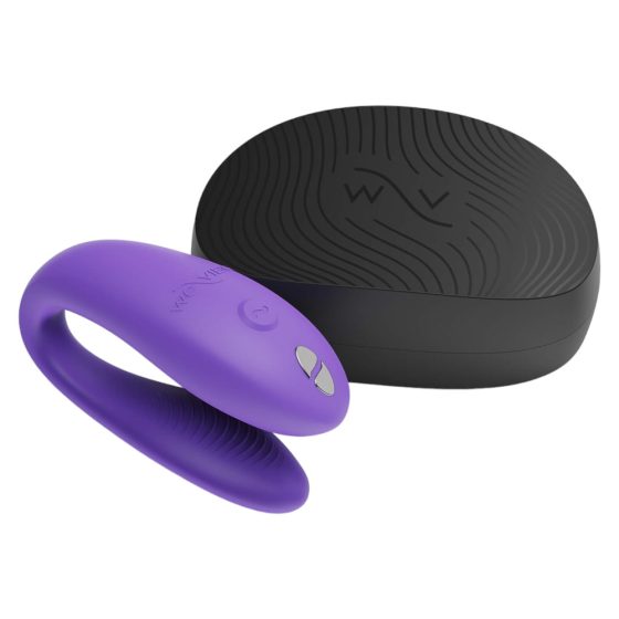 We-Vibe Sync Go - vibrator inteligent și reîncărcabil pentru cupluri (mov)