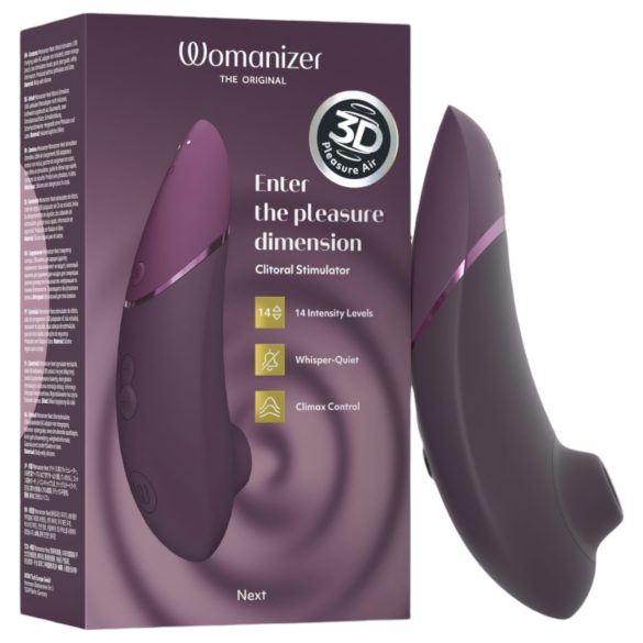 Womanizer Next - stimulator cu unde de aer, acumulator (mov)