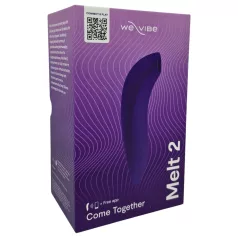   We-Vibe Melt 2 - stimulator clitoridian cu unde de aer inteligent - mov