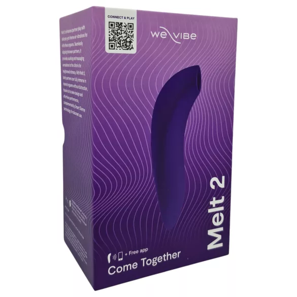 We-Vibe Melt 2 - stimulator clitoridian cu unde de aer inteligent - mov
