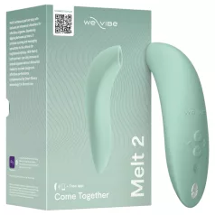   We-Vibe Melt 2 - Stimulator clitoridian cu unde de aer controlat prin aplicație (turcoaz)