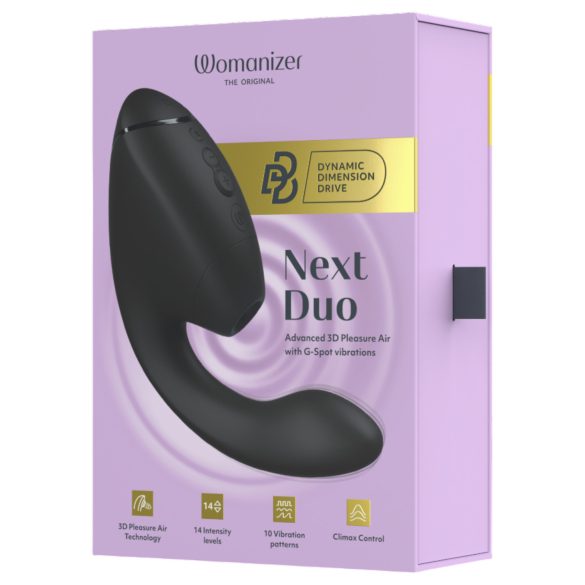 Womanizer Next Duo - Vibrator 2în1 punctul G - negru