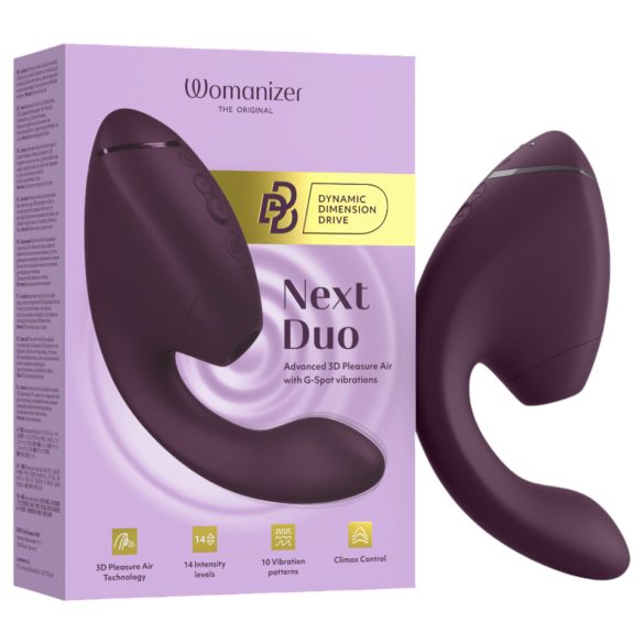 Womanizer Next Duo - Vibrator 2în1 pentru punctul G (mov)
