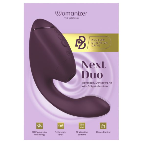 Womanizer Next Duo - Vibrator 2în1 pentru punctul G (mov)