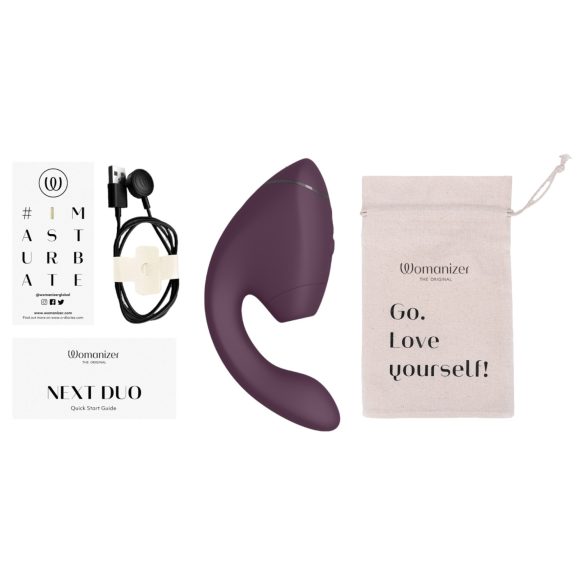 Womanizer Next Duo - Vibrator 2în1 pentru punctul G (mov)