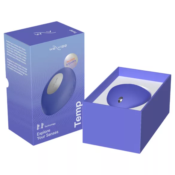 We-Vibe Temp - vibrator pentru stimularea clitorisului cu efect de răcire și încălzire (albastru)