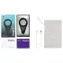 We-Vibe Verge 2 - Inel penian vibrator controlat prin aplicație, pentru bărbați (negru)