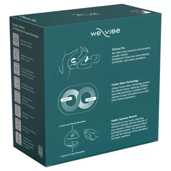We-Vibe Chorus Pro - vibrator pentru cuplu cu aplicație și telecomandă (mov)