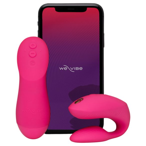 We-Vibe Chorus Pro - vibrator inteligent cu telecomandă pentru cupluri (roz)
