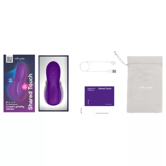 We-Vibe Shared Touch - vibrator de cuplu inteligent (mov)