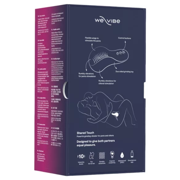 We-Vibe Shared Touch - vibrator de cuplu inteligent (mov)