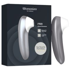 Womanizer Pro - stimulator clitoral cu unde de aer (gri)