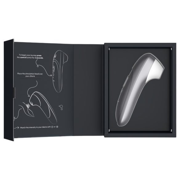 Womanizer Pro - stimulator clitoral cu unde de aer (gri)