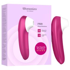 Womanizer Pro - stimulator clitoridian cu unde de aer (roz)