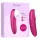 Womanizer Pro - stimulent clitoridian cu unde de aer (roz)