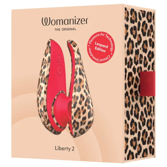 Womanizer Liberty 2 - stimulator clitoridian cu unde de aer (leopard)
