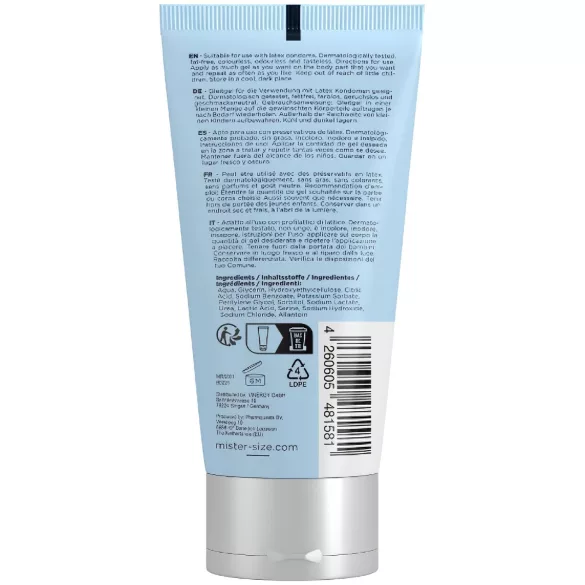 Mister Size Bio - lubrifiant bio pe bază de apă (100 ml)