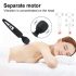 Mrow - vibrator masaj reîncărcabil, rezistent la apă - negru