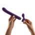Magic Stick - vibrator cu capete interschimbabile (mov)
