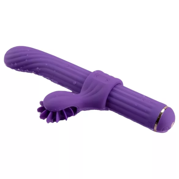 Magic Stick S1 - vibrator multifuncțional - silicon - mov