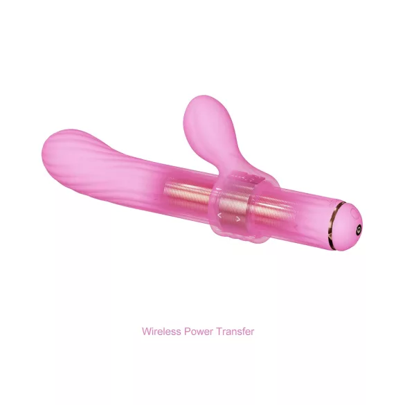 Magic Stick - vibrator cu capete interschimbabile (roz)