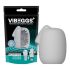 VIBEGGS - ou vibrator pentru masturbare - texturat - alb
