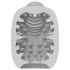 VIBEGGS Naughty Nubs - Ou vibrator pentru plăcere (alb)