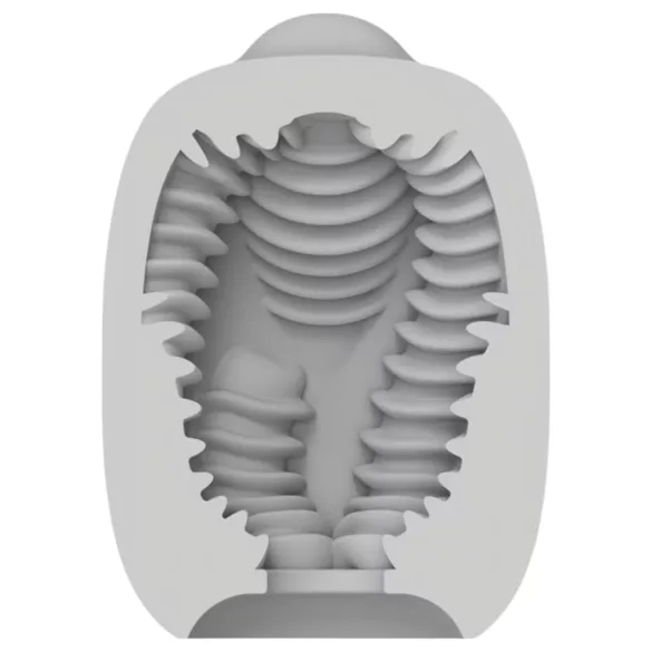 VIBEGGS Twisty Tongues - ou vibrator pentru masturbare - alb