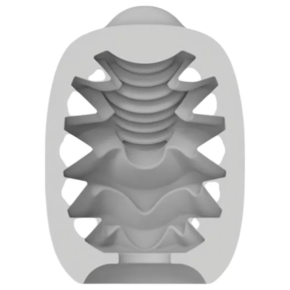 VIBEGGS Candy Curves - ou vibrator pentru masturbare - alb