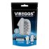 VIBEGGS Blow Misty - ou vibrator pentru plăcere (alb)