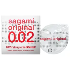   Sagami Original 0,02 - prezervativ ultra subțire - 55mm - 1 bucată