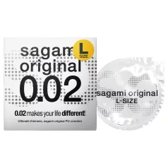   Sagami Original 0,02 L - prezervativ ultra subțire - 58mm - 1 bucată