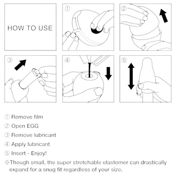 TENGA Egg Tube - ou masturbație (1buc)
